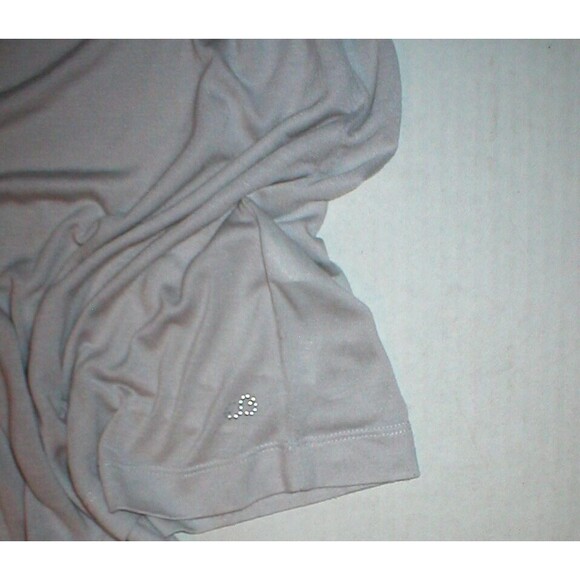 Womens New Designer Escada Sport Top Tank Sleeveless Light Gray L Modal Soft NWT - Picture 8 of 9